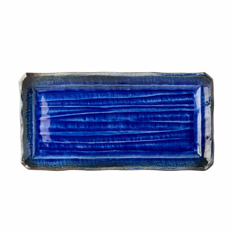 Talíř na sushi a sashimi COBALT BLUE 43 x 22,5 cm, MIJ - main (0)