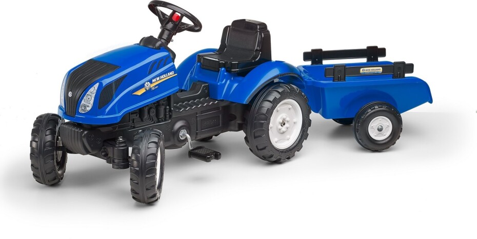 FALK Traktor šlapací 3080 AB Holland T6 s přívěsem - main (0)