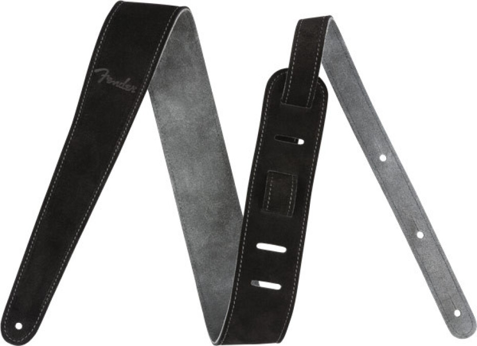 Fender Suede Strap Black / Gray Reversible - main (0)