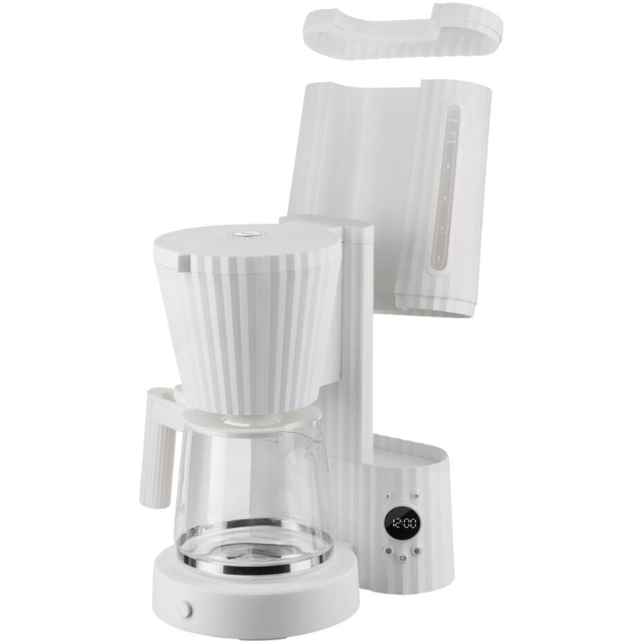 Kávovar na překapávanou kávu PLISSÉ 1,5 l, bílá, Alessi - main (3)