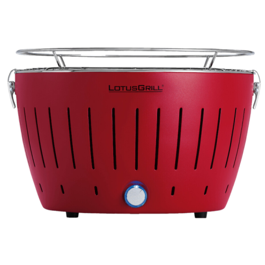 Stolní gril na uhlí, bezkouřový, červená, LotusGrill - main (7)