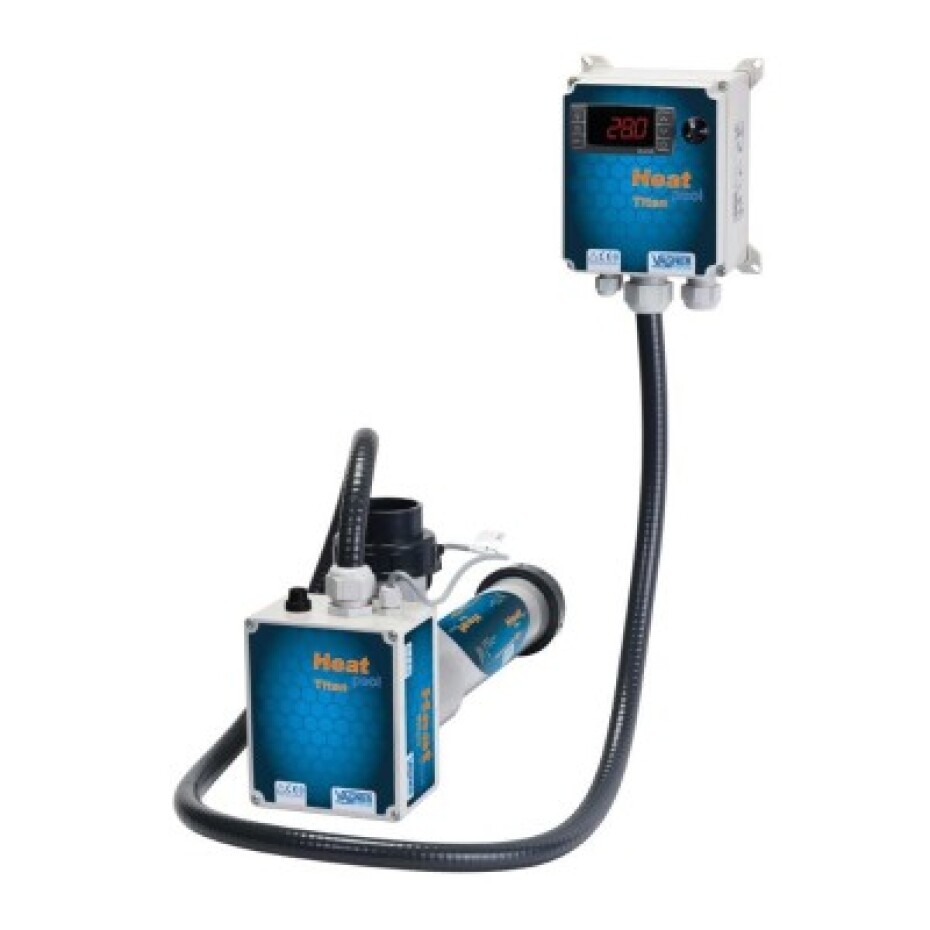 VágnerPool elektrický průtokový ohřívač vody Heat Pool 3kW, 400V, Titan, el.průt.spínač,dig.termostat - main (0)