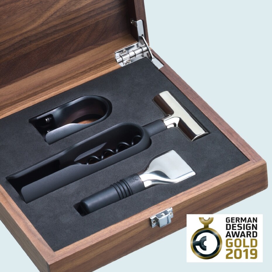 Sada příslušenství k vínu SOMMELIER SET BARIC , dárková sada v dřevěném boxu, WMF - main (4)