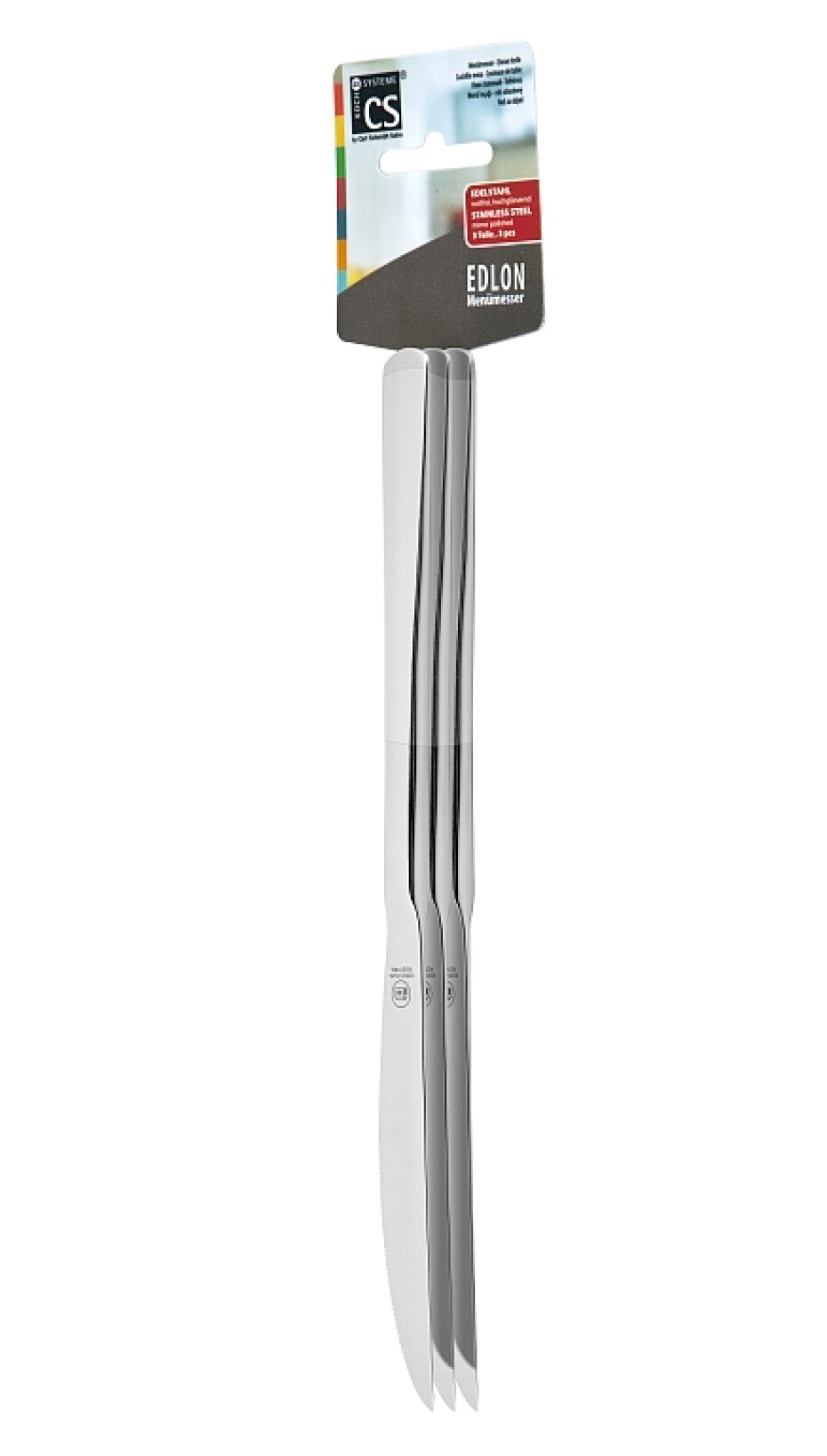 CS SOLINGEN Nůž jídelní nerez sada 3 ks EDLON CS-044350 - main (1)