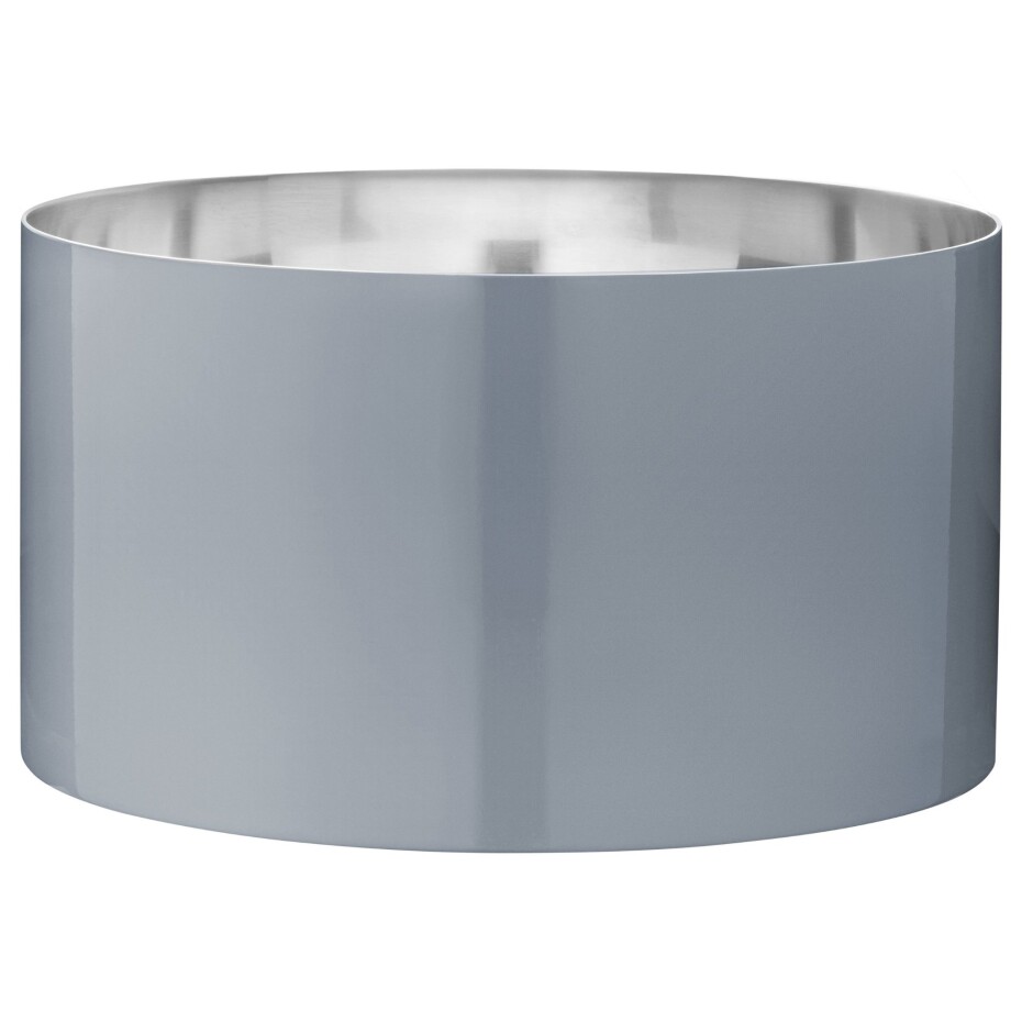 Mísa na salát ARNE JACOBSEN 24 cm, kouřově modrá, nerezová ocel, Stelton - main (0)