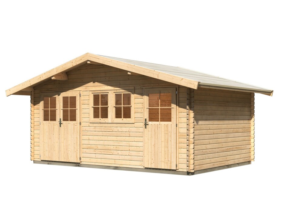 Dřevěný domek KARIBU LAGOR 2 (44984) natur LG1783 - main (0)