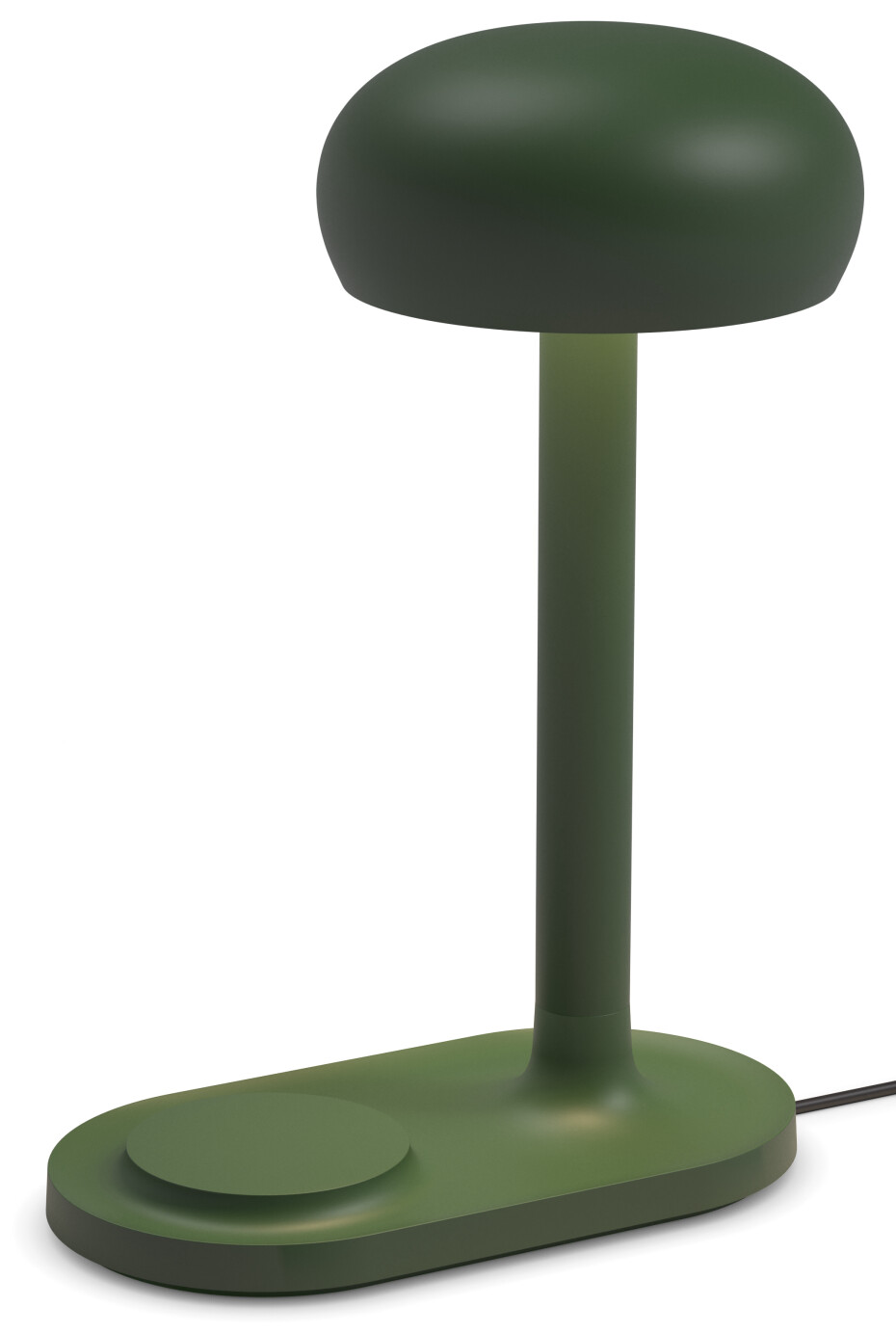 EVA SOLO LED lampička Emendo nabíjecí s Qi nabíječkou tmavě zelená - main (0)