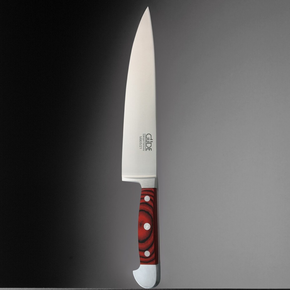 Güde Solingen Kuchařský nůž ALPHA MIKARTA 21 cm, červená, Güde - main (1)
