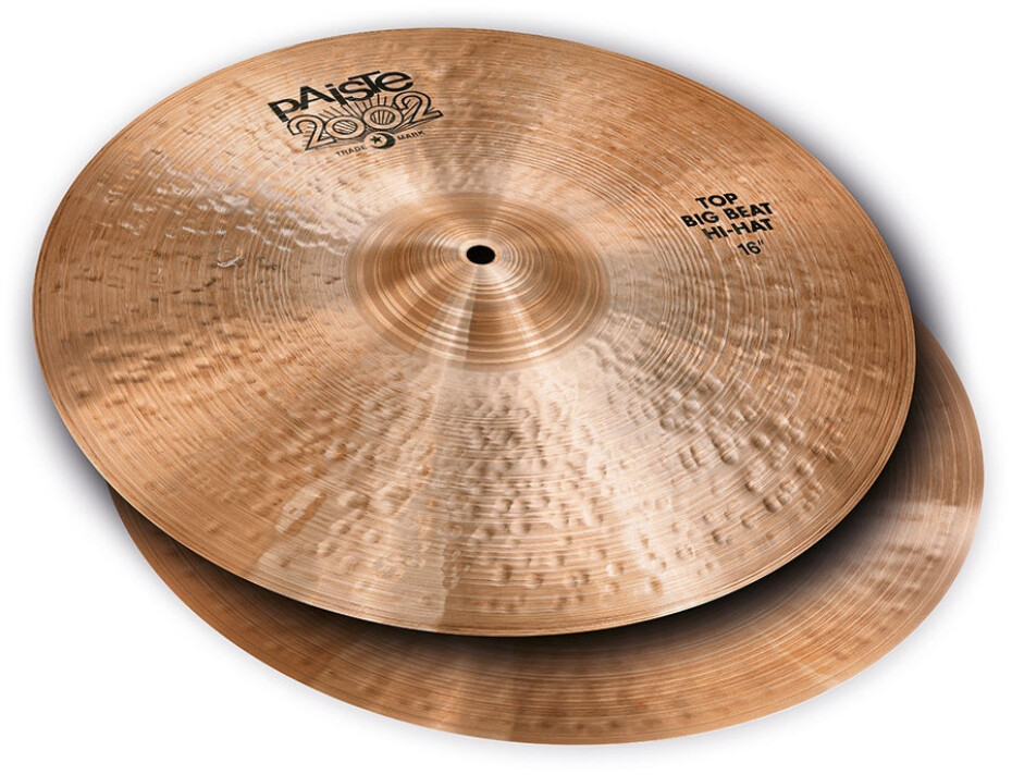Paiste 2002 Black Big Beat Hi-hat 16" - main (0)