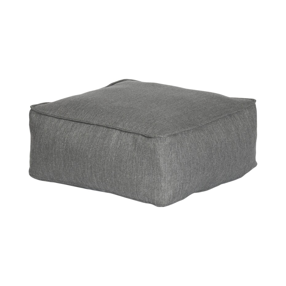BLOMUS Pouf venkovní syntetický tmavě šedý 75x75x38cm grow - main (1)