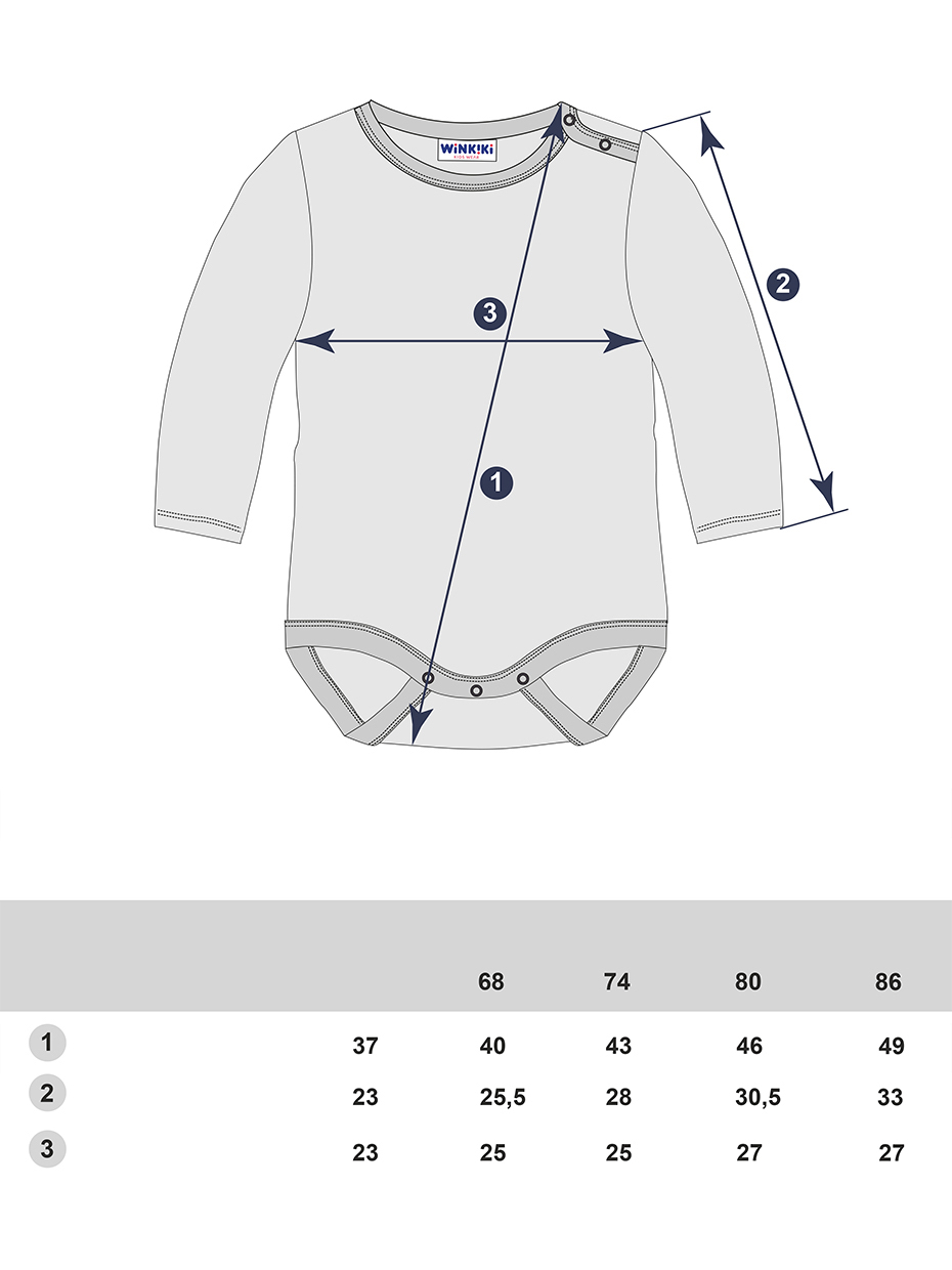 Kojenecké body - WINKIKI WNG 02818, fialová Barva: Fialová, Velikost: 86 - main (3)