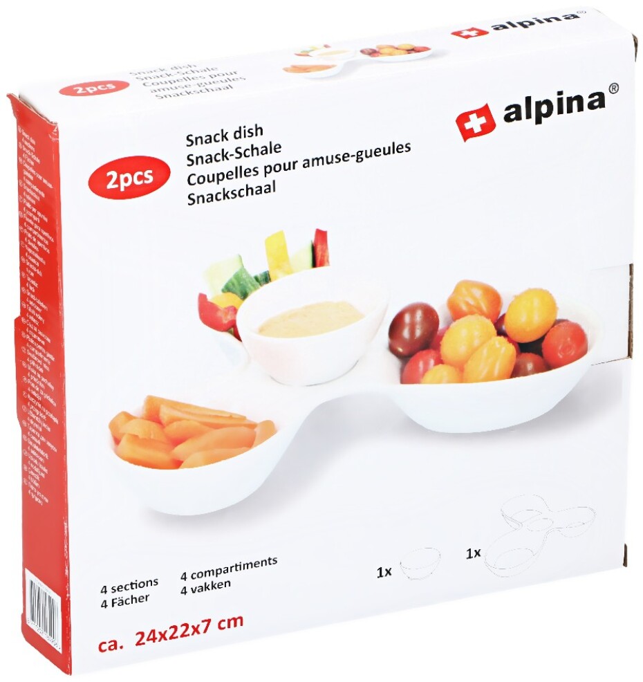ALPINA Servírovací tác na pochutiny a miska na dip ED-218490 - main (1)