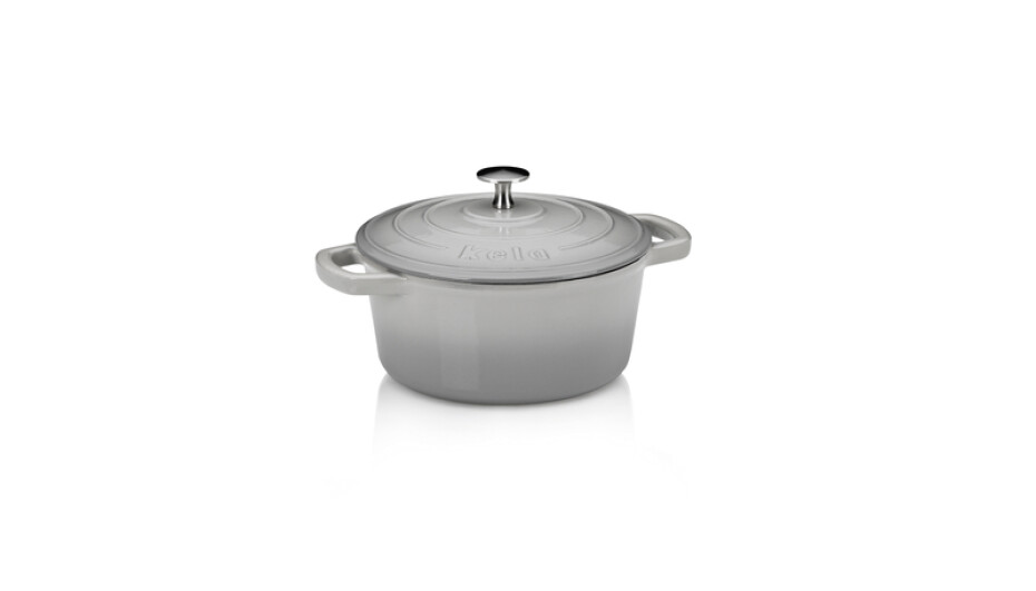 KELA Pekáč litinový s poklicí CALIDO 21 cm šedá KL-12605 - main (0)