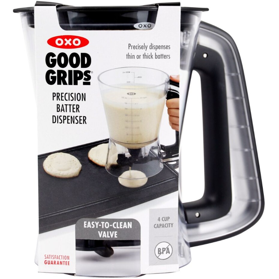 Dávkovač těsta GOOD GRIPS 1,0 l, černá, plast, OXO - main (7)