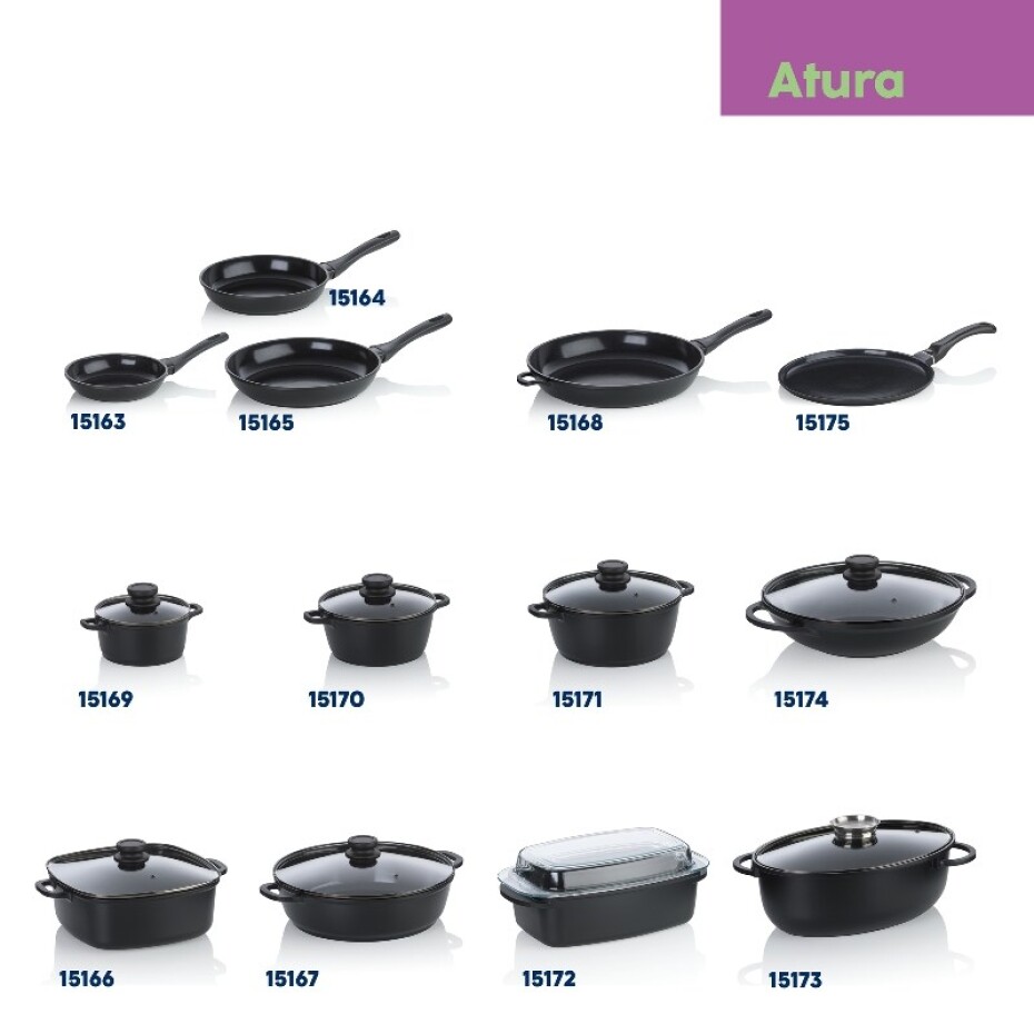 KELA Pánev s keramickým povrchem 20 cm ATURA černá KL-15163 - main (6)