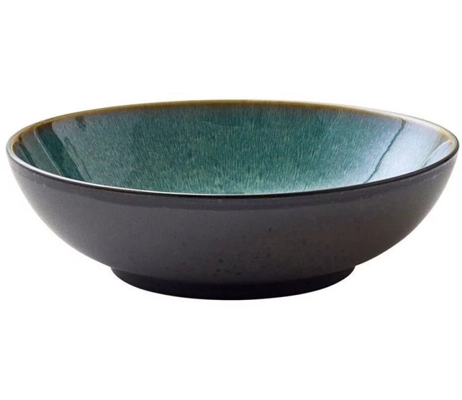 Mísa na salát 24 cm, černá / zelená, Bitz - main (0)