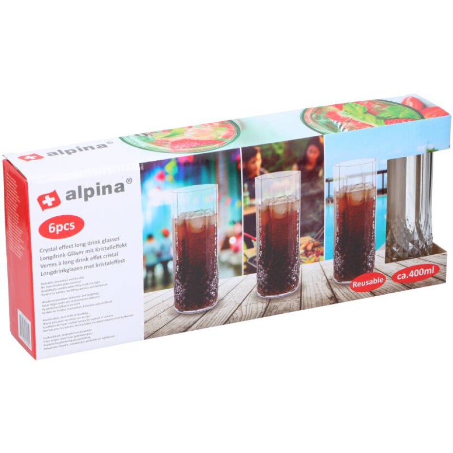 ALPINA Sklenice na alko i nealko LONG DRINK sada 6 ks 400 ml ED-205305 - main (1)