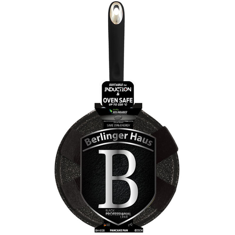 BERLINGERHAUS Pánev na palačinky s titanovým povrchem 28 cm Black Professional Line BH-7135 - main (5)