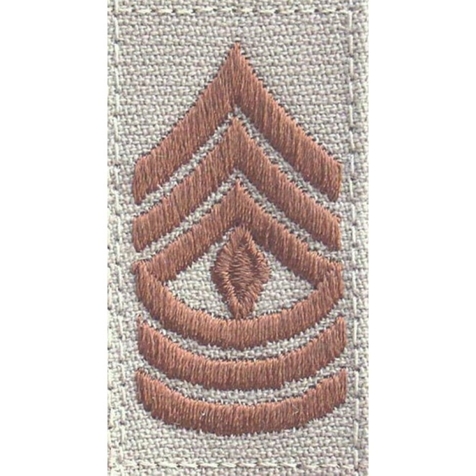 Nášivka: Hodnost US ARMY límcová First Sergeant béžová | hnědá - main (0)
