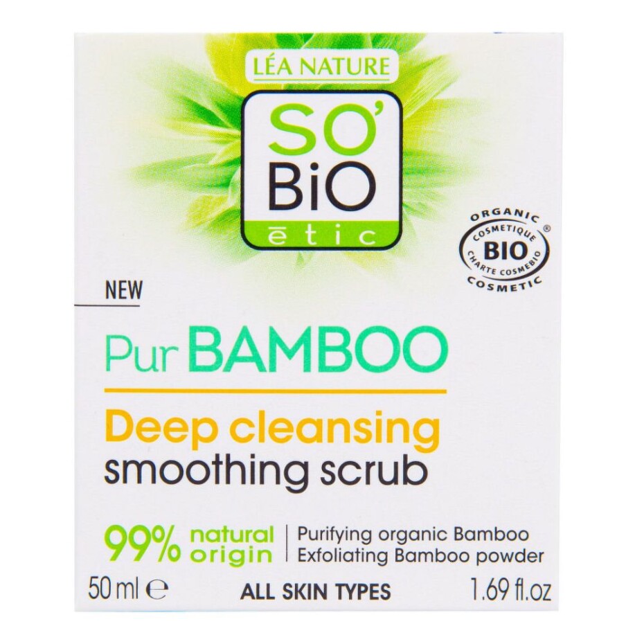 Pleťový peeling hluboce čistící Pur Bamboo SO’Bio étic 50ml - main (0)