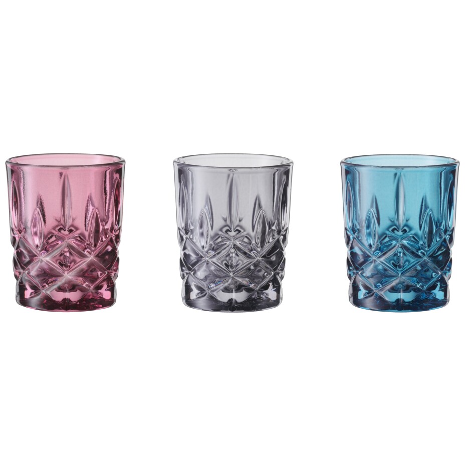 Sklenice na panáky NOBLESSE VINTAGE COLORS 55 ml, sada 3 ks, Nachtmann - main (0)