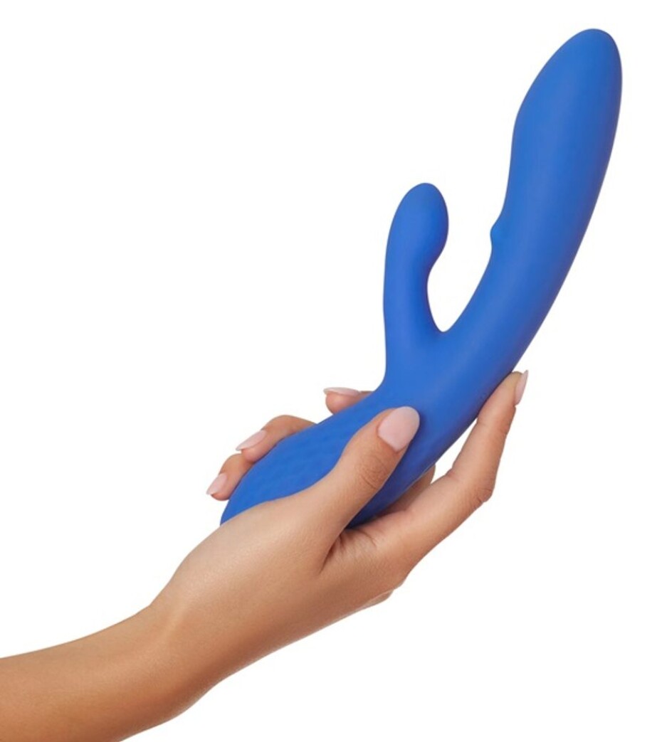 PlusOne Duální vibrační stimulátor, modrá - main (7)