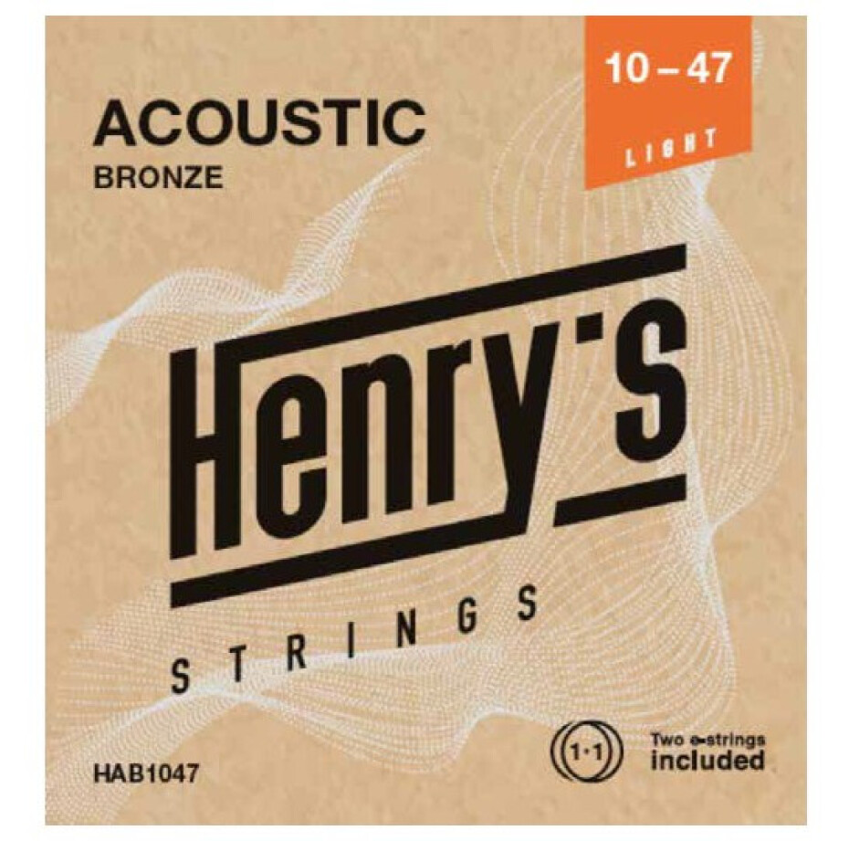 Henry`s HAB1047 Acoustic Bronze - 010“ - 047“ - main (0)