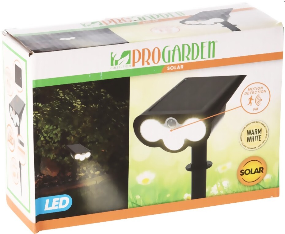 PROGARDEN Solární světelný detektor pohybu KO-CZ6500800 - main (2)