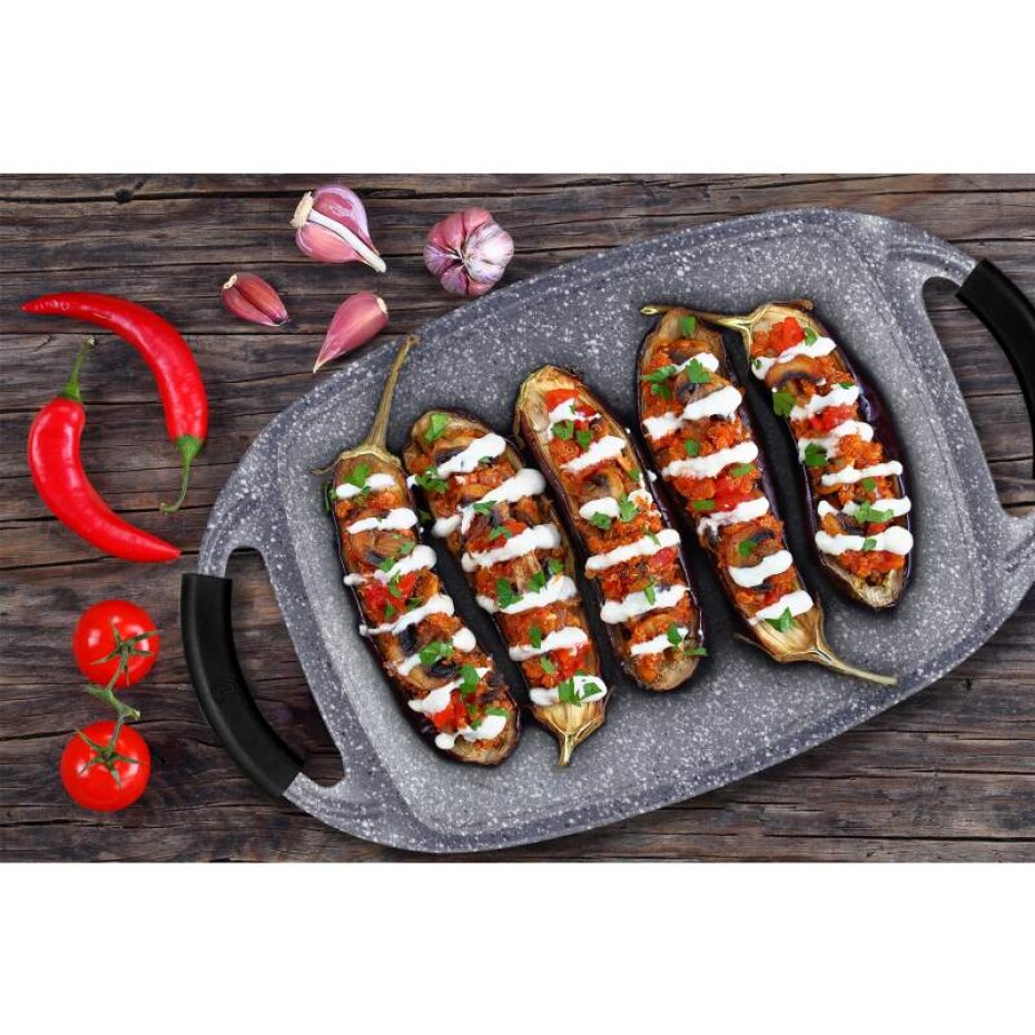 BERLINGERHAUS Grilovací deska s mramorovým povrchem 47 cm Stone Touch Line BH-1592 - main (1)