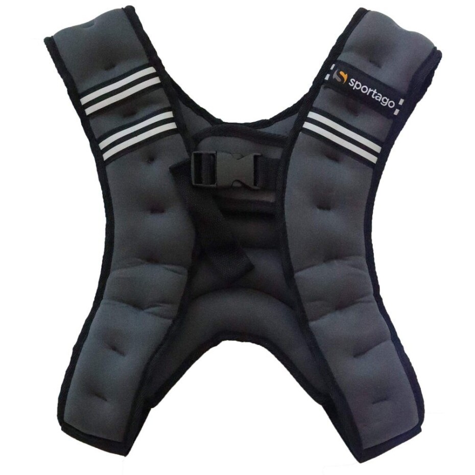Zátěžová vesta na běh Sportago Brisk 5 kg, šedá - main (0)