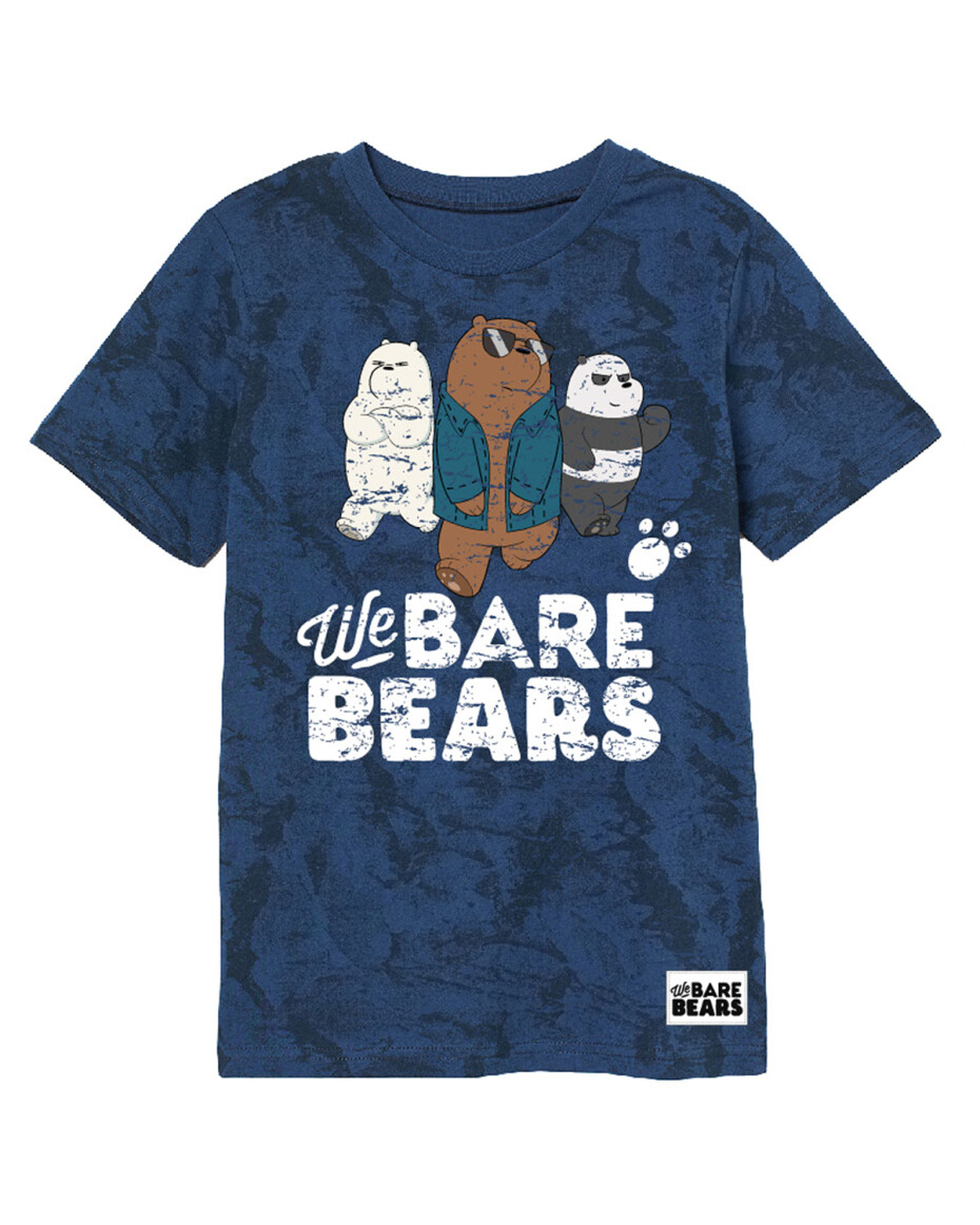 WE BARE BEARS Chlapecké tričko - Mezi námi medvědy 5202750, tmavě modrá Barva: Modrá tmavě, Velikost: 152 - main (0)