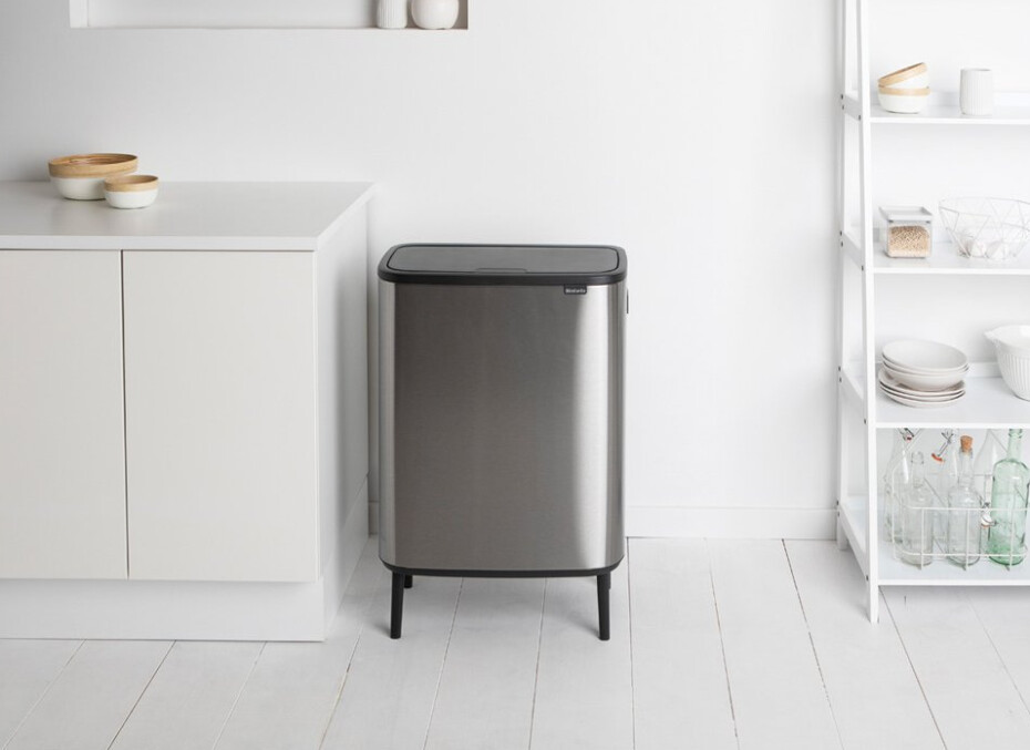 Dotykový odpadkový koš BO TOUCH BIN 60 l, matná ocelová, Brabantia - main (6)