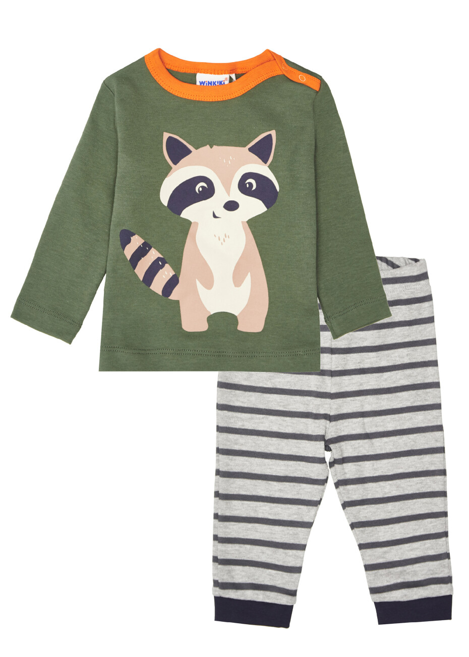 Chlapecké pyžamo - Winkiki WNB 92538, khaki Barva: Khaki, Velikost: 74 - main (0)