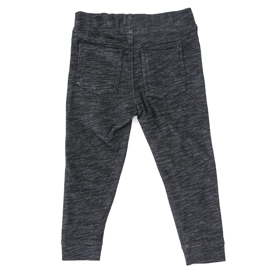 Tepláky chlapecké skinny, Minoti, KID 6, černá - 68/80 | 1rok - main (2)