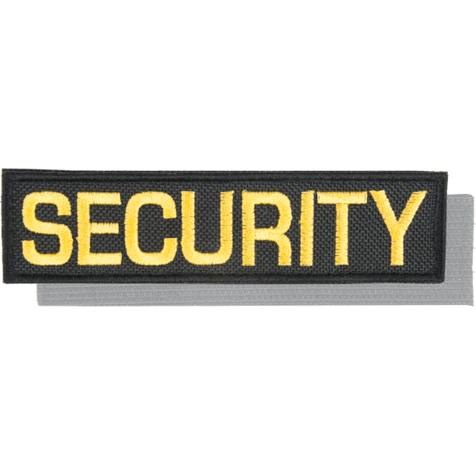 Nášivka: SECURITY [malá] černá | žlutá - main (0)
