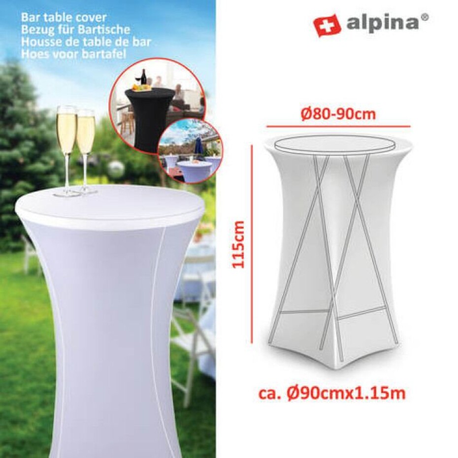 ALPINA Přehoz na barový stůl bílý ED-247488bila - main (1)