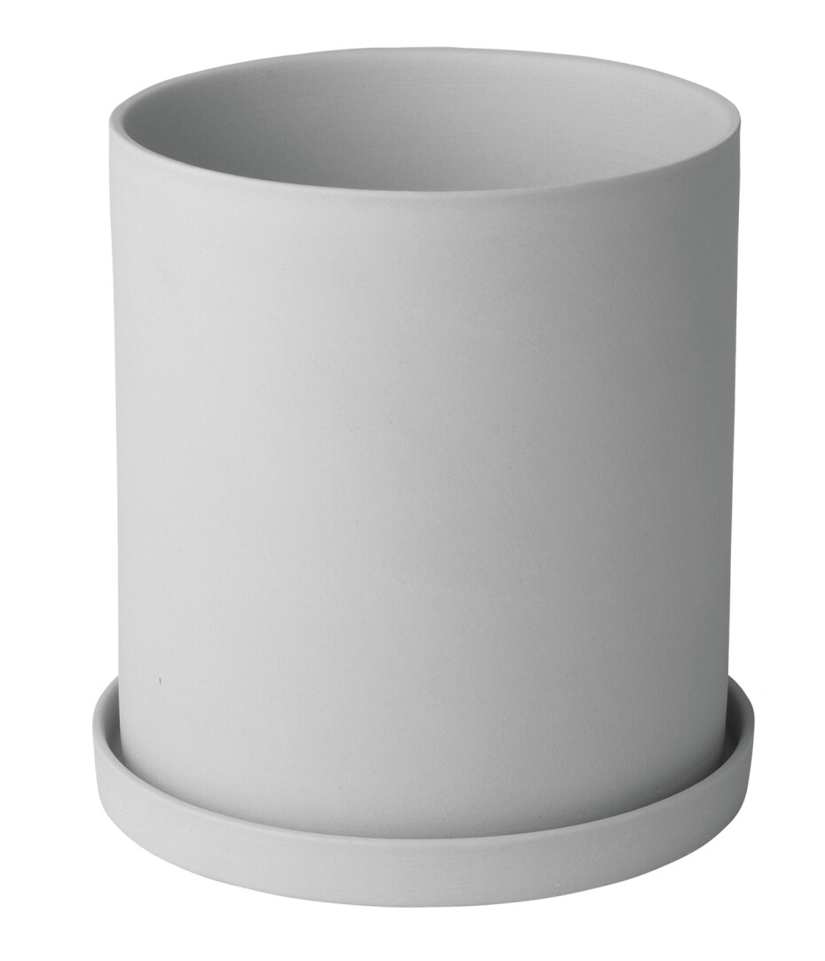 BLOMUS Květináč porcelánový světle šedý průměr 12,5cm nona - main (0)