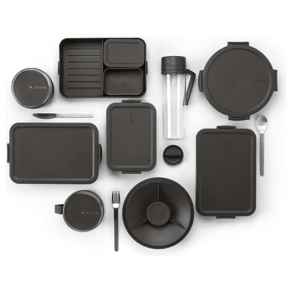 Obědový box MAKE & TAKE, plochý, tmavě šedá, Brabantia - main (10)