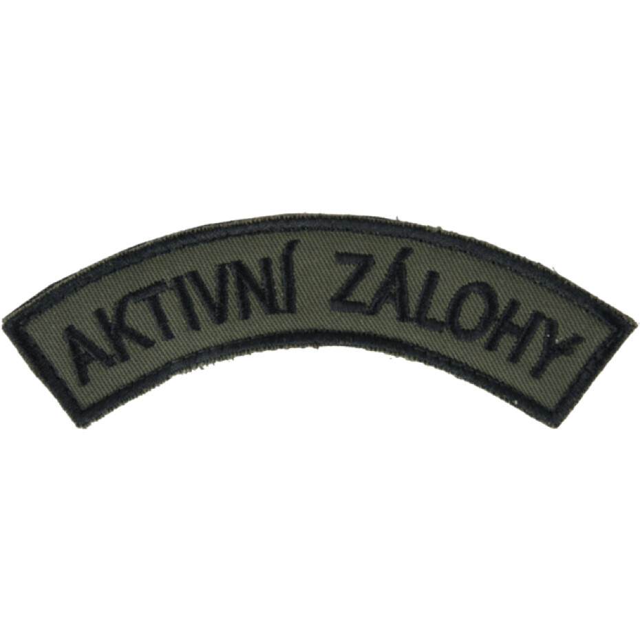 Nášivka: AKTIVNÍ ZÁLOHY [bsz] olivová | černá - main (0)