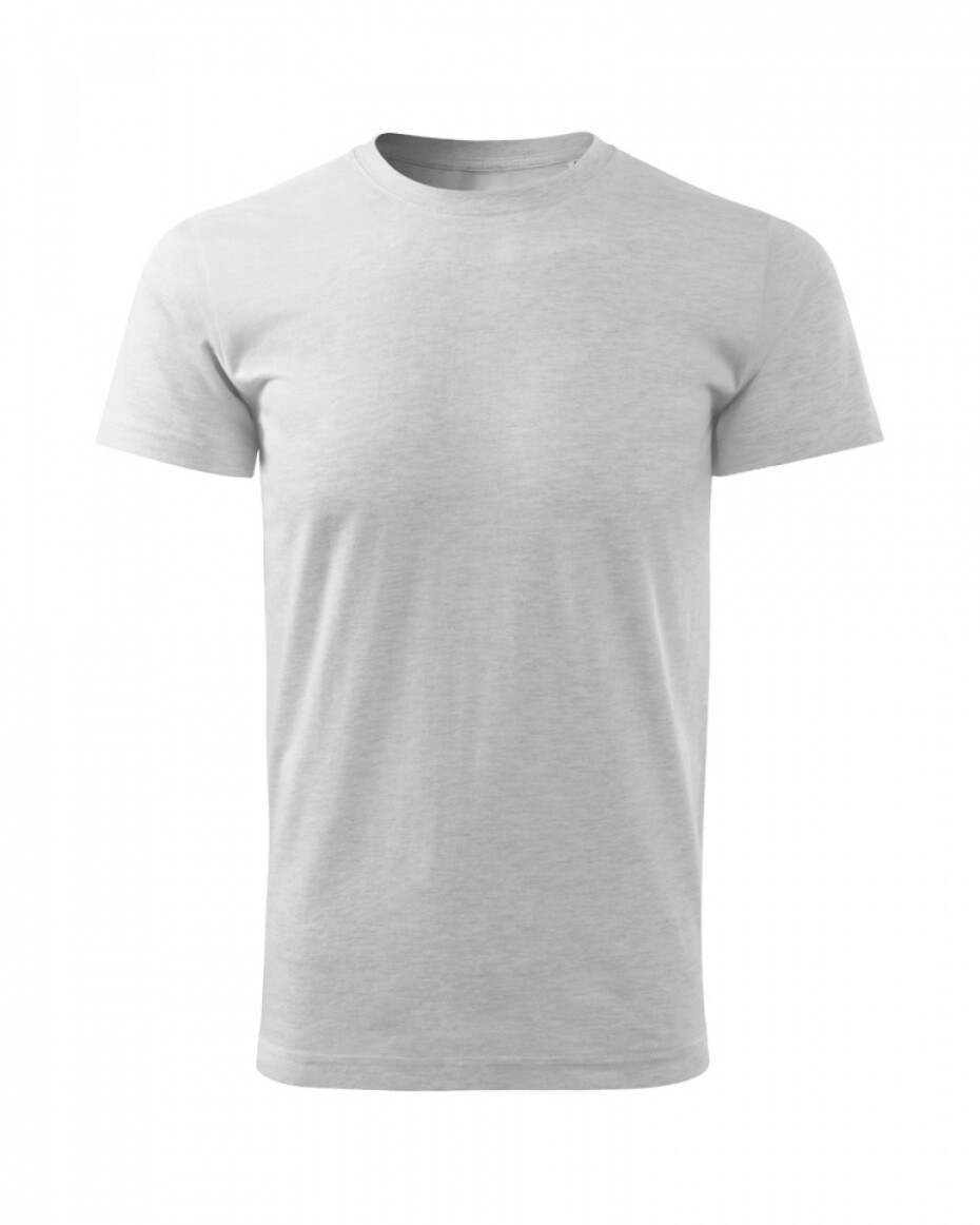 ESHOP - Pánské triko BASIC FREE F29 - S-XXL - světle šedý melír - main (1)