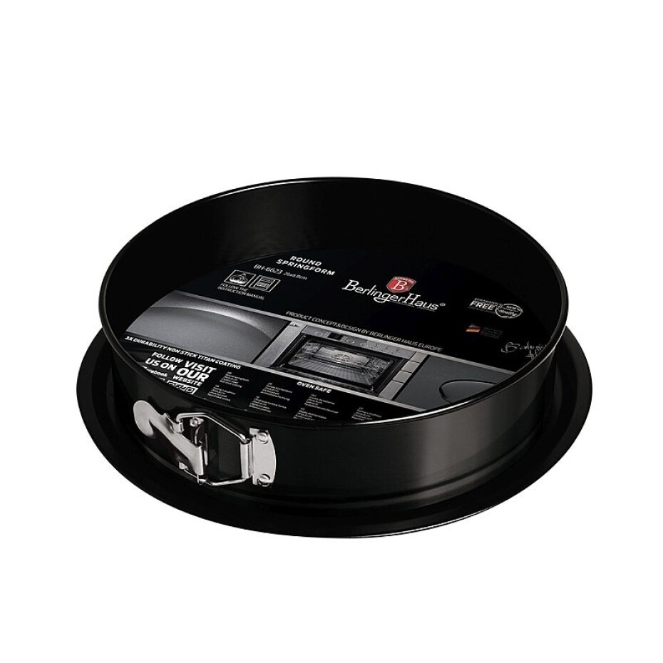 BERLINGERHAUS Forma na dort s nepřilnavým povrchem 2v1 Royal Black Collection BH-6623 - main (1)