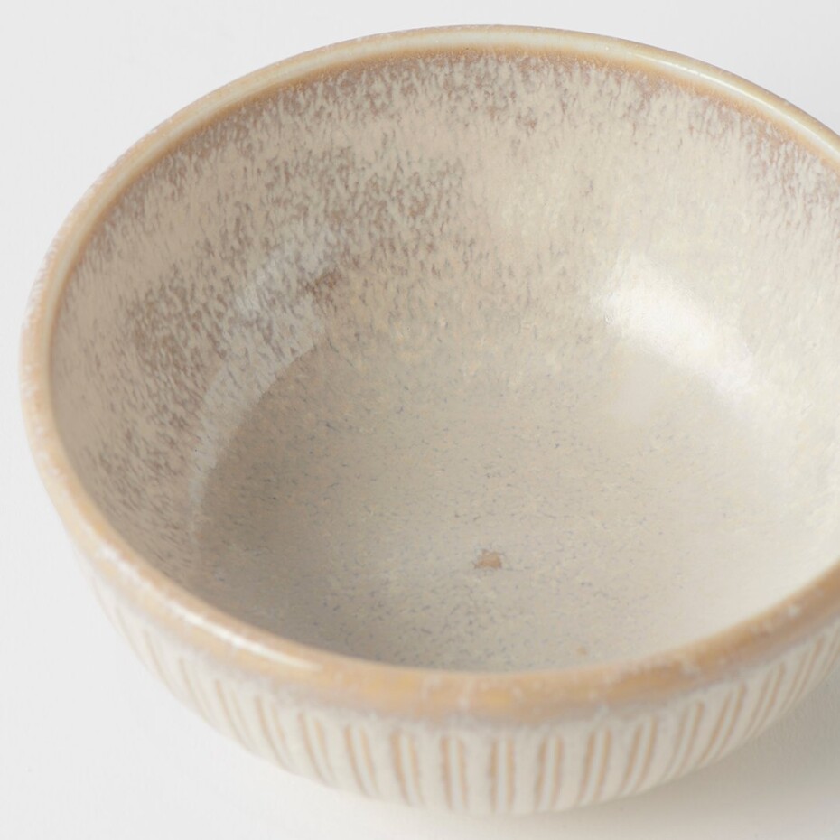 Jídelní miska RIDGED ALABASTER 160 ml, krémová, keramika, MIJ - main (6)