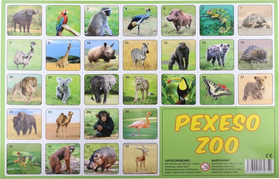 Pexeso Zoo fotografie - main (0)