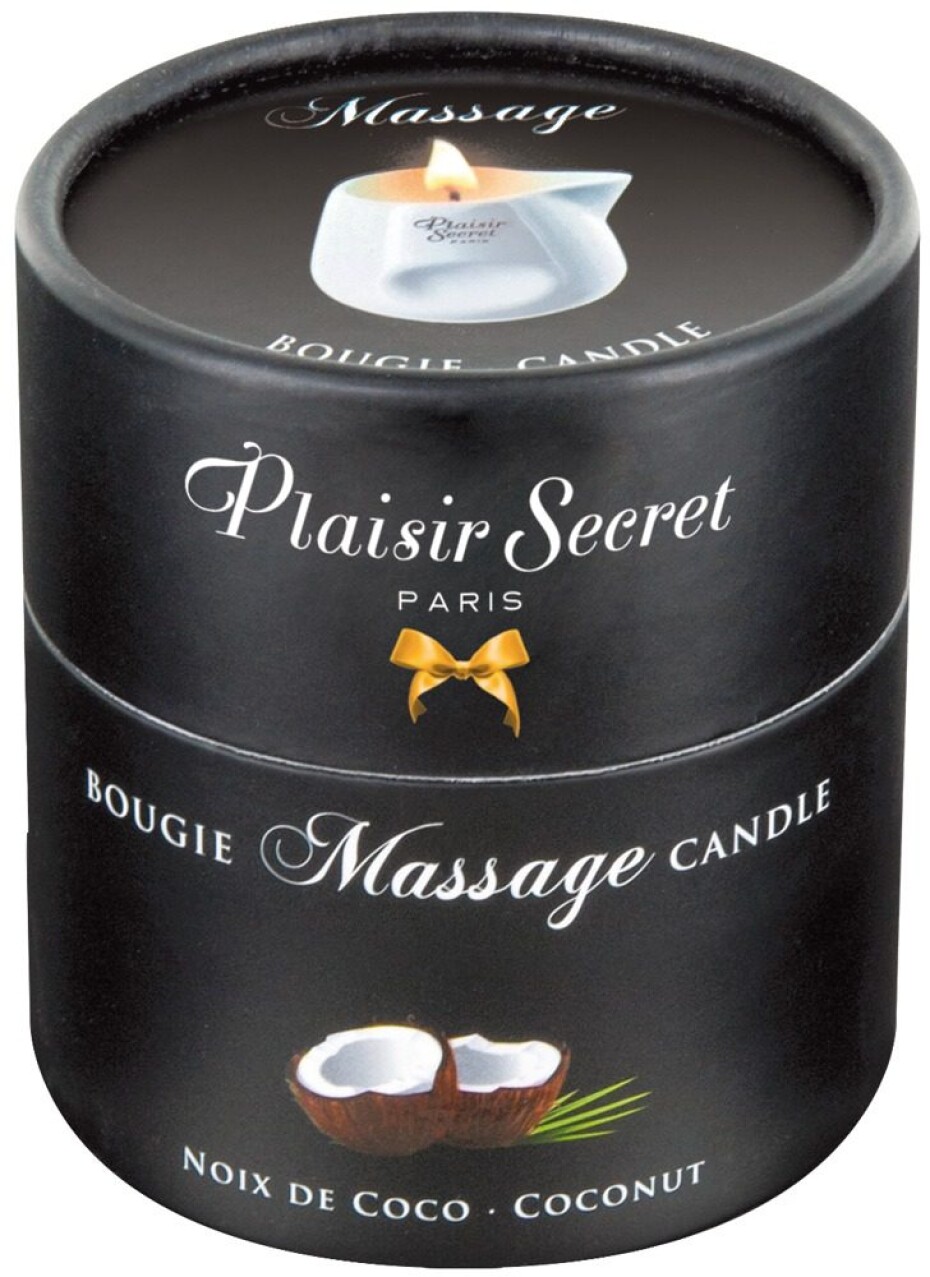 Masážní svíčka Plaisirs Secrets Candle Coconut (80 ml) - main (0)
