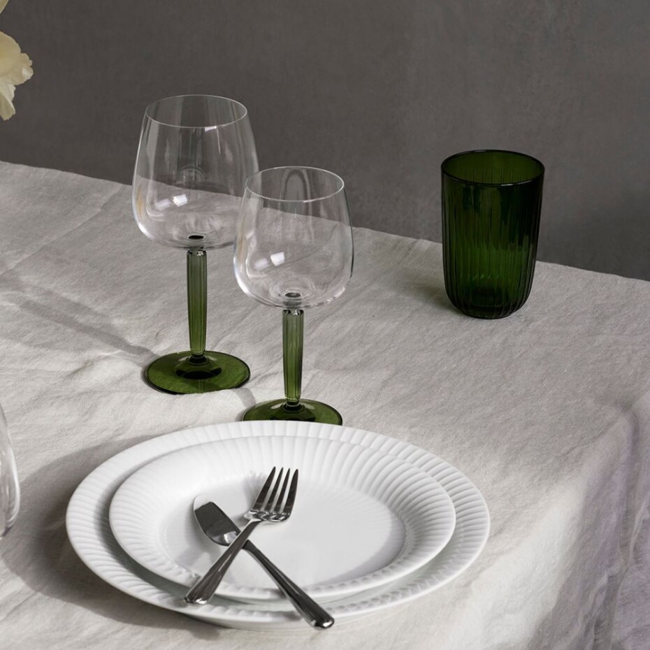 Sklenice na červené víno HAMMERSHOI 490 ml, sada 2 ks, zelená, Kähler - main (3)