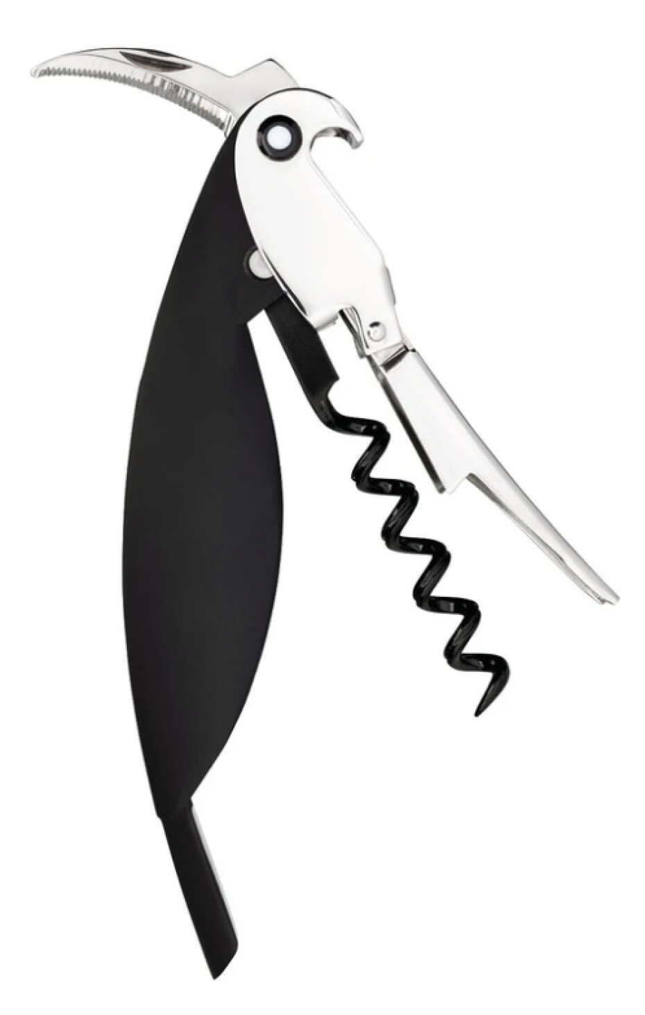 Vývrtka PARROT, černá, Alessi - main (2)