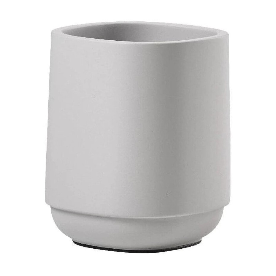 Kelímek na zubní kartáčky TIME 10 cm, světle šedá, beton, Zone Denmark - main (0)