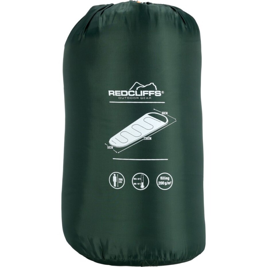 PROGARDEN Spací pytel mumie 230 cm zelená KO-X98000270zele - main (0)
