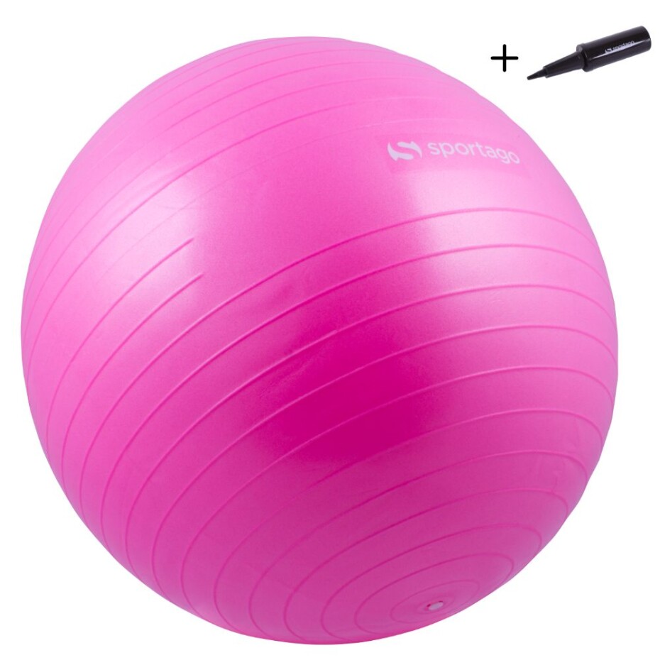 Gymnastický míč Sportago Anti-Burst 85 cm, včetně pumpičky - růžová - main (0)