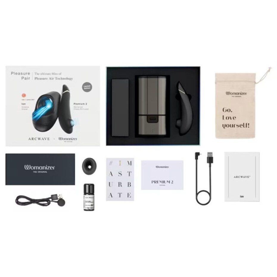 Arcwave Pleasure Pair Set Ion + Womanizer Premium 2 Black - main (12)